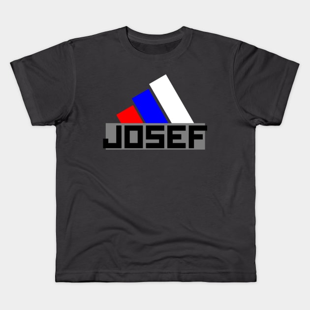 Josef The Russian Giant Kids T-Shirt by MikeyVice